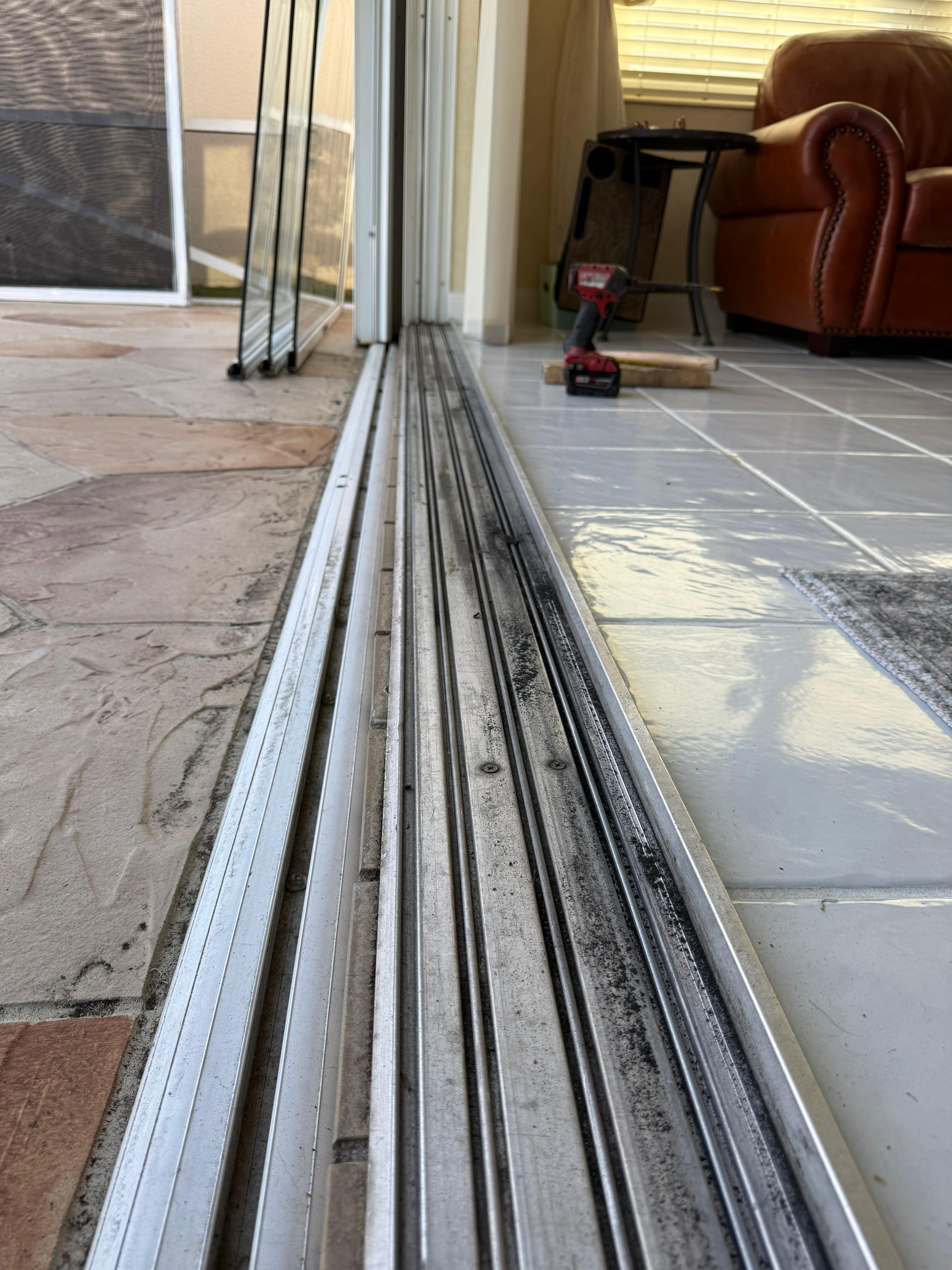 sliding door track repair psl service