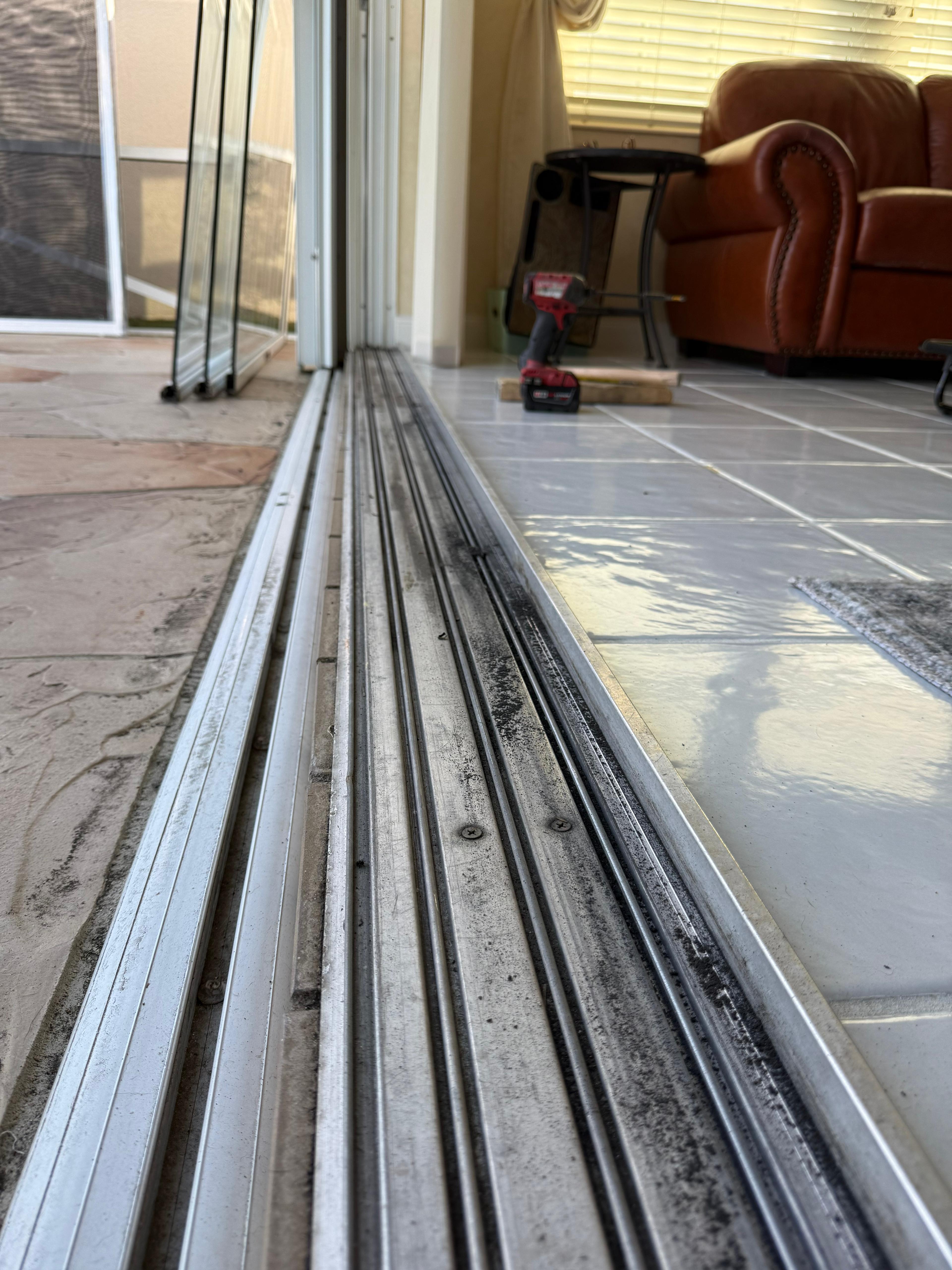 sliding door track repair psl service